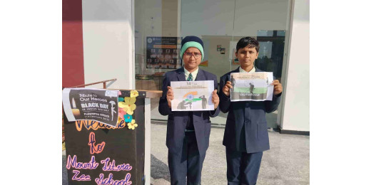 माउंट लिट्रा जी स्कूल में पुलवामा शहीदों को श्रद्धांजलि, भावुक हुआ माहौल